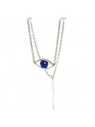 EVIL EYE SILVER NECKLACE
